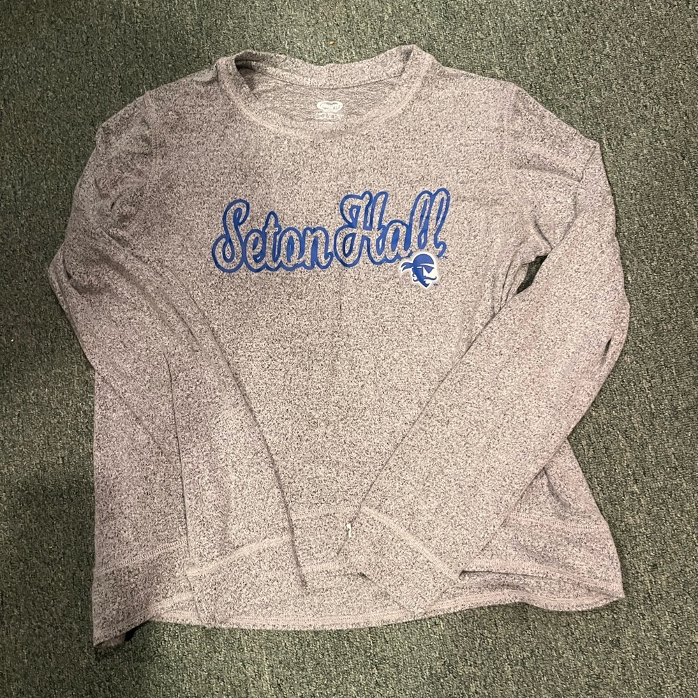 Seton Hall Gray Long Sleeve Shirt
